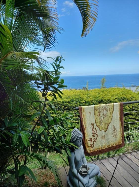 Suite Indigo Jacuzzi Prive Piscine Vue Mer Acces Cuisine Laverie Сен-Пьер Экстерьер фото
